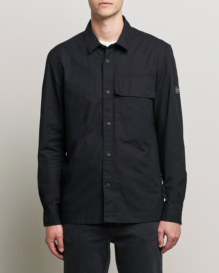 Herr | Skjortor | Barbour International | Battery Overshirt Black