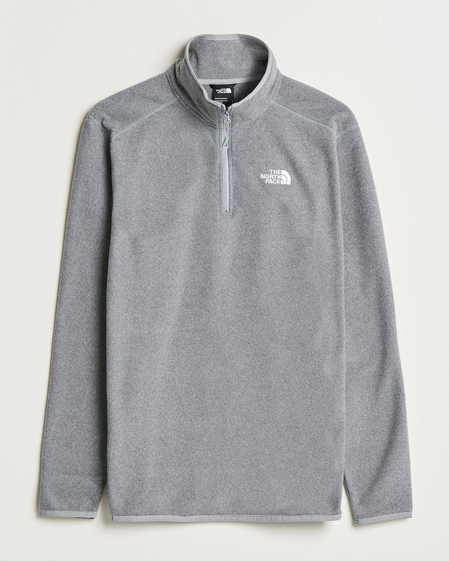 Herr | Tröjor | The North Face | 100 Glacier 1/4 Zip Grey Heather