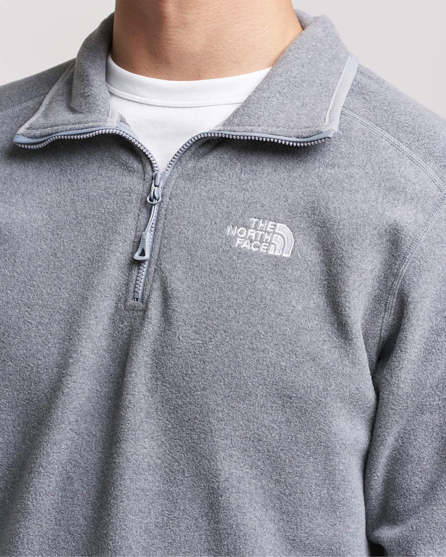 Herr | Tröjor | The North Face | 100 Glacier 1/4 Zip Grey Heather