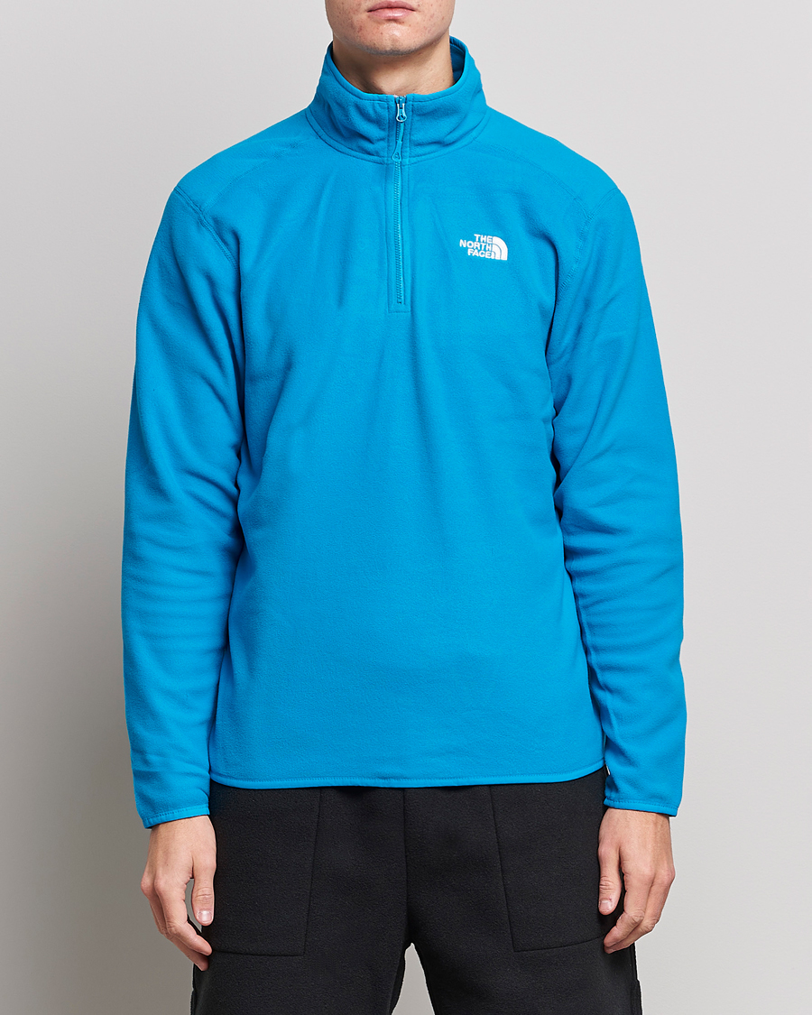 Herr | Tröjor | The North Face | 100 Glacier 1/4 Zip Acoustic Blue