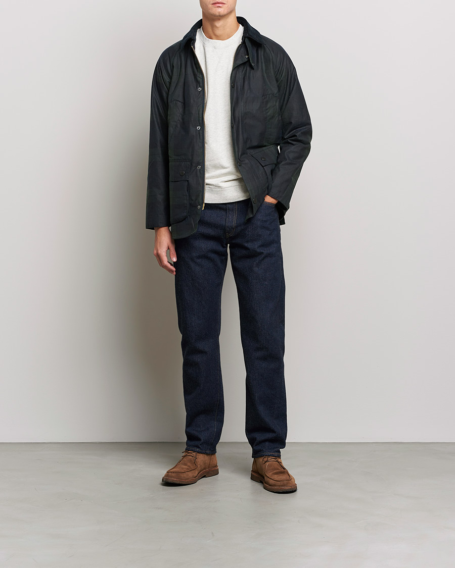 Herr | Jackor | Barbour White Label | Bedale Slim Blackwatch Jacket Navy