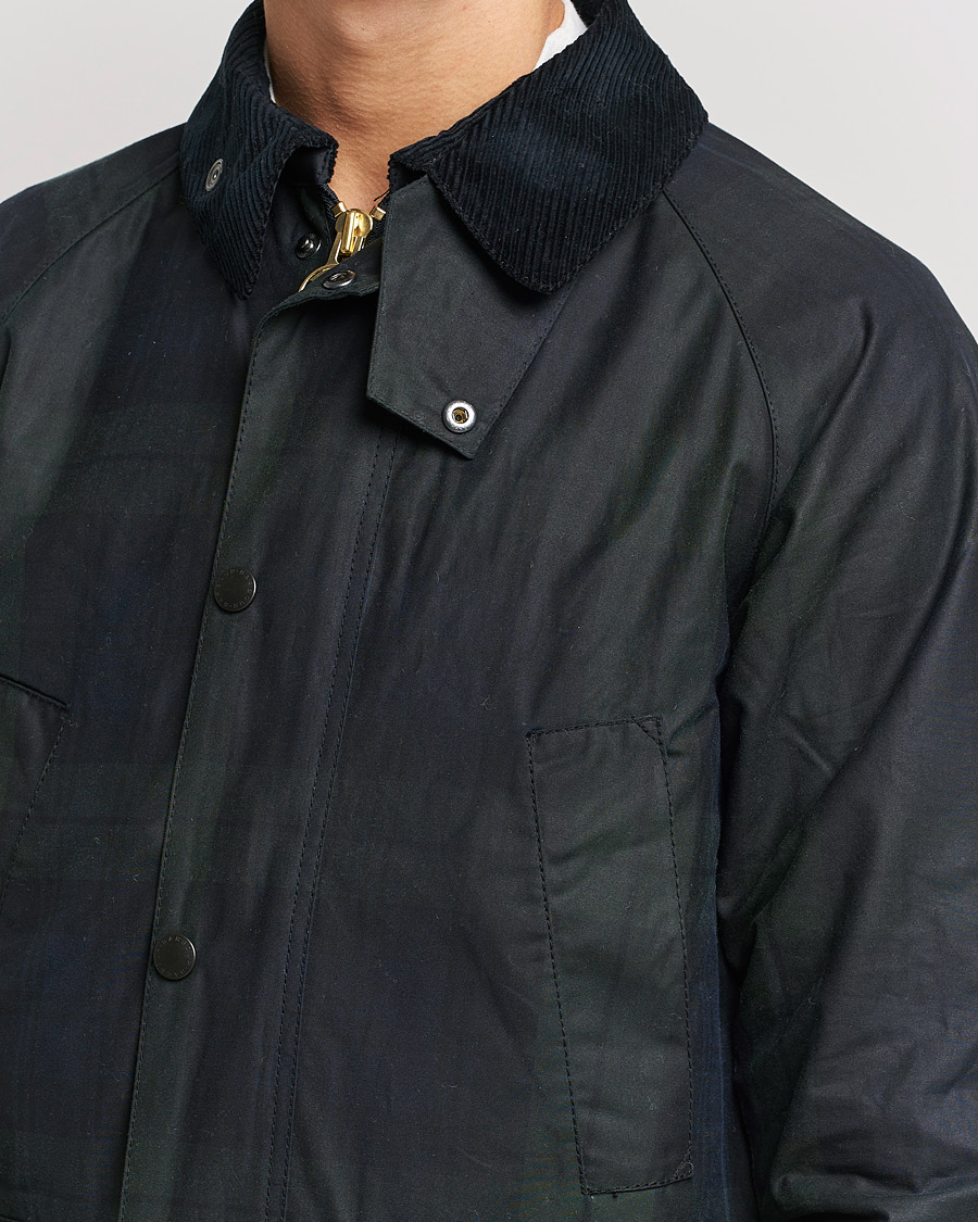 Herr | Jackor | Barbour White Label | Bedale Slim Blackwatch Jacket Navy