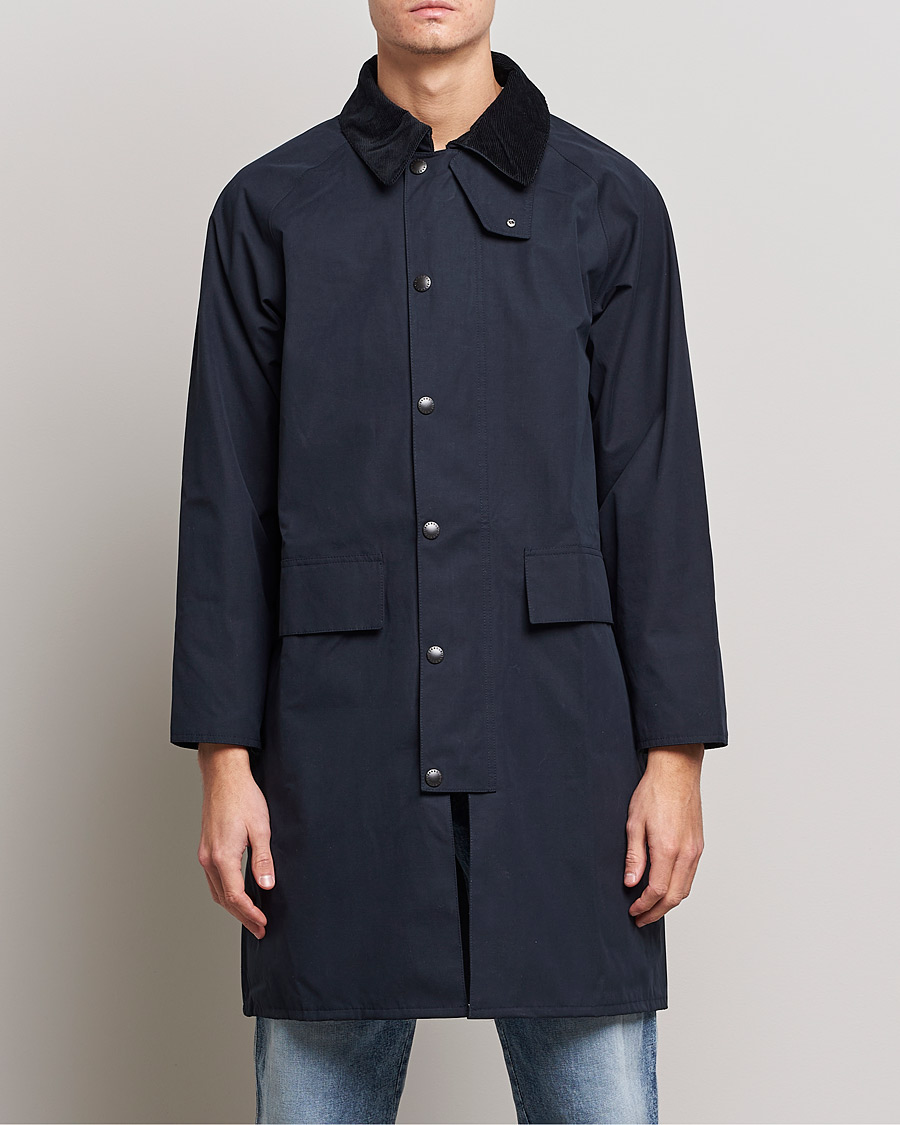 Herr | Jackor | Barbour White Label | Waterproof Slim Burghley Jacket Navy