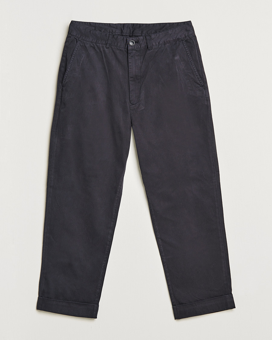 Herr | Byxor | Barbour White Label | Baker Cotton Trousers City Navy