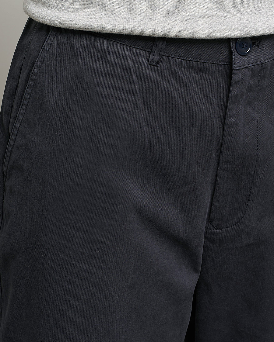 Herr | Byxor | Barbour White Label | Baker Cotton Trousers City Navy