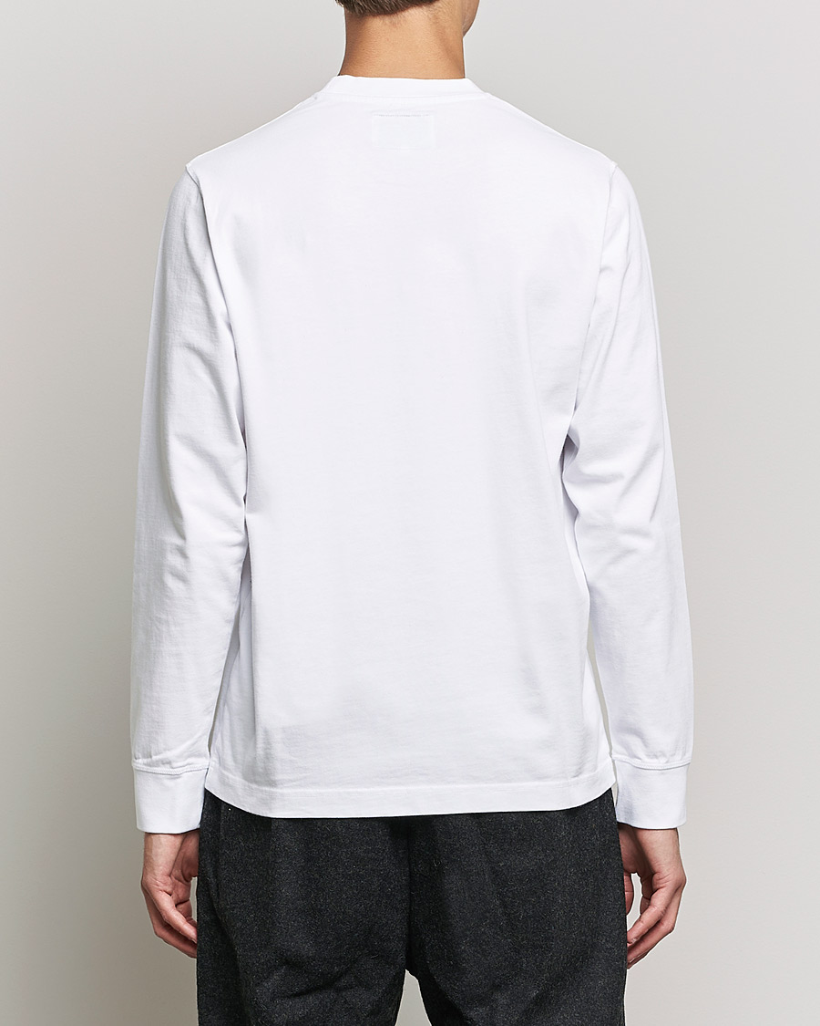Herr | T-Shirts | Barbour White Label | Sheppey Long Sleeve Pocket Tee White