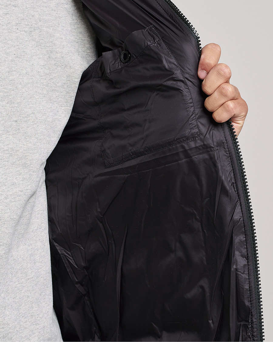 Herr | Jackor | Barbour International | Balfour Hooded Quilted Jacket Black
