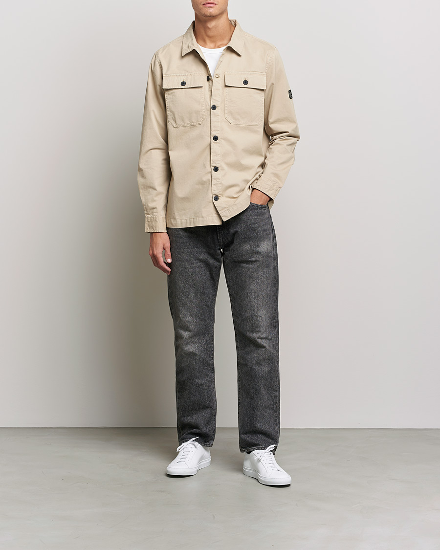 Herr | Casual | Barbour International | Aidy Pocket Overshirt Oyster