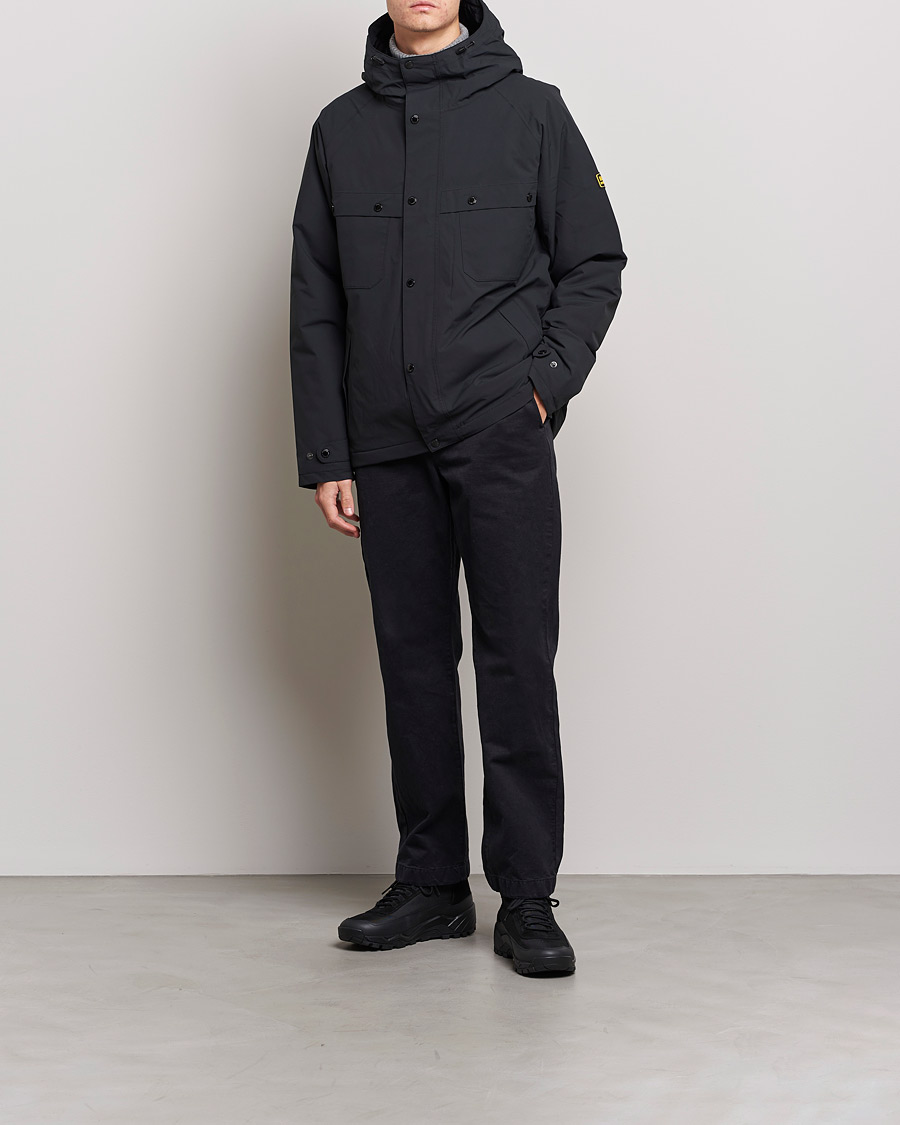 Herr | Jackor | Barbour International | Gauge Waterproof Hooded Jacket Black