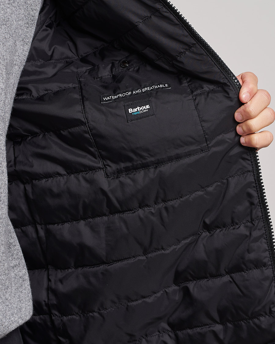 Herr | Jackor | Barbour International | Gauge Waterproof Hooded Jacket Black