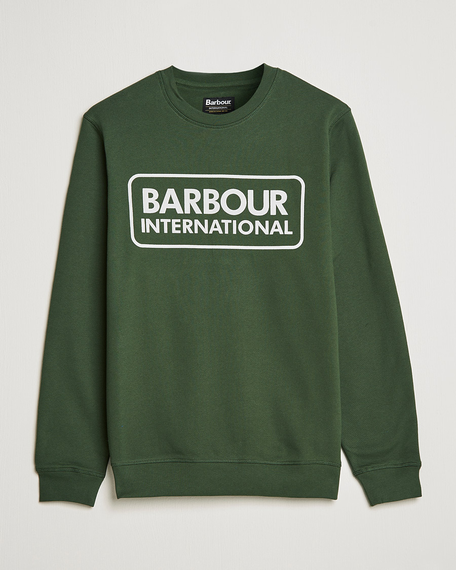 Herr |  | Barbour International | Large Logo Sweatshirt Kombo Green