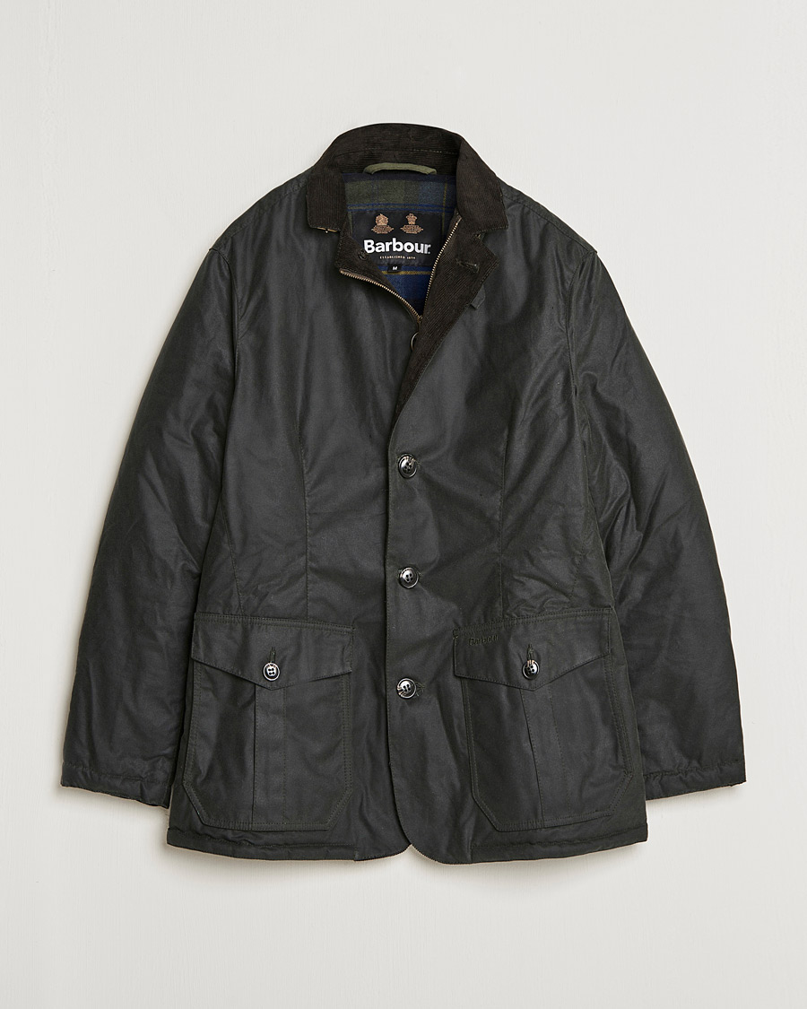 Herr | Jackor | Barbour Lifestyle | Winter Lutz Waxed Jacket Sage