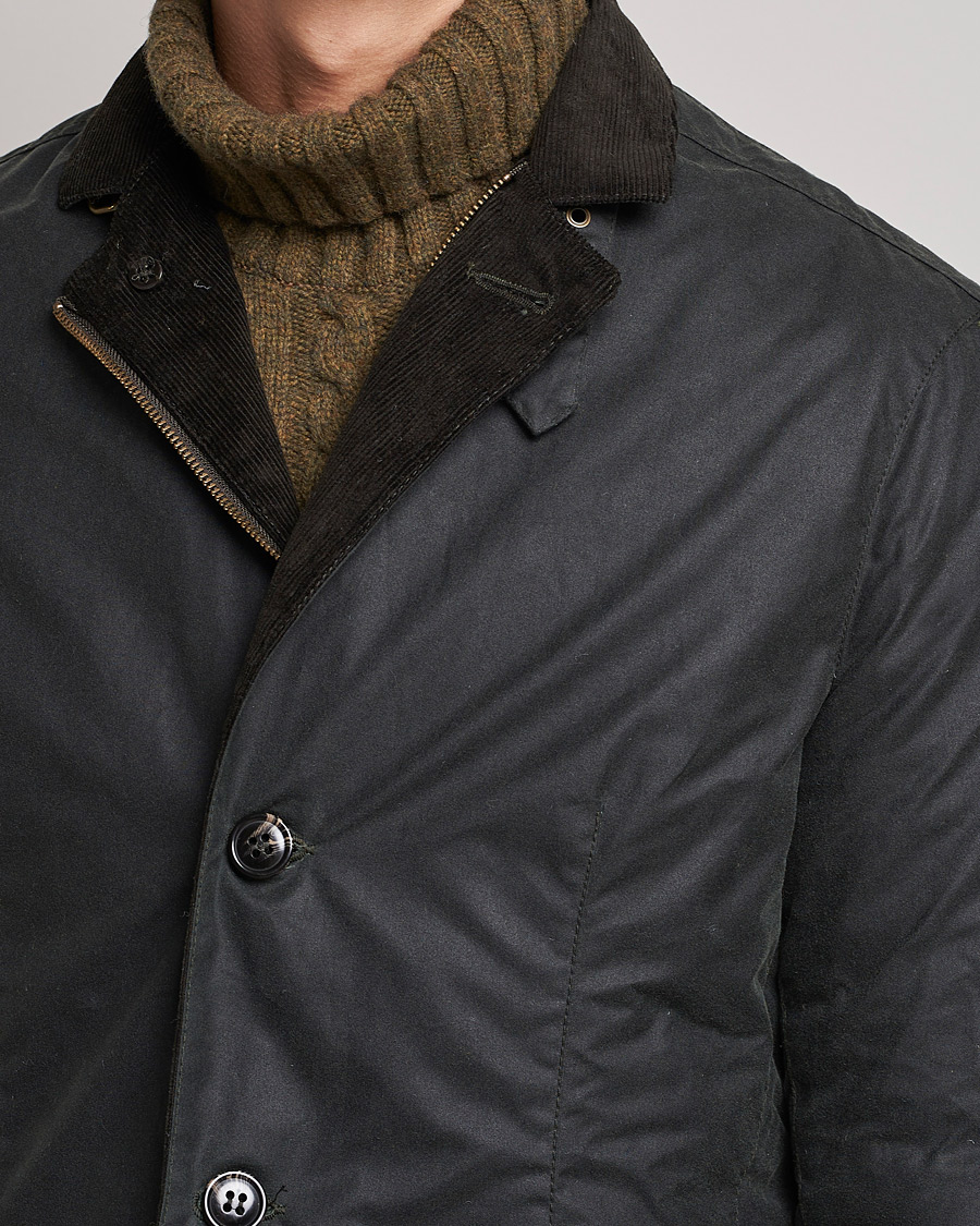 Herr | Jackor | Barbour Lifestyle | Winter Lutz Waxed Jacket Sage