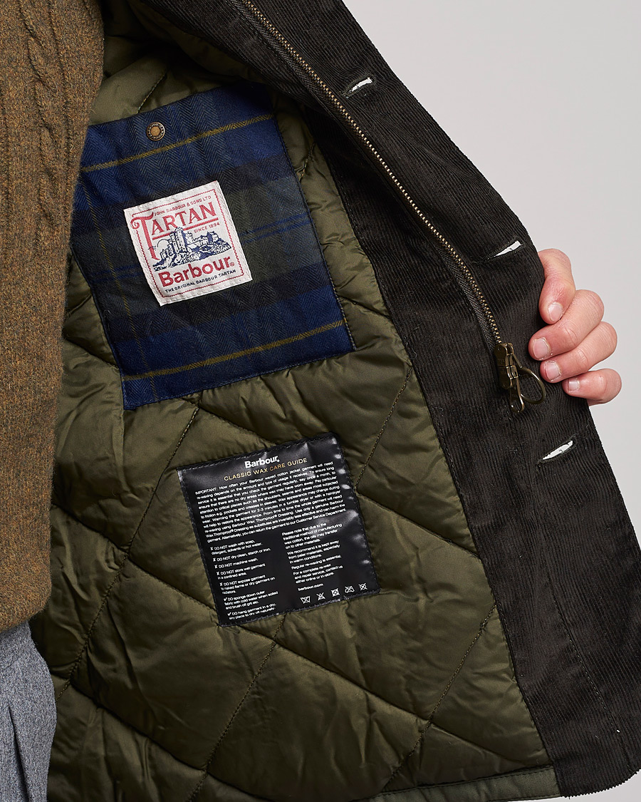 Herr | Jackor | Barbour Lifestyle | Winter Lutz Waxed Jacket Sage