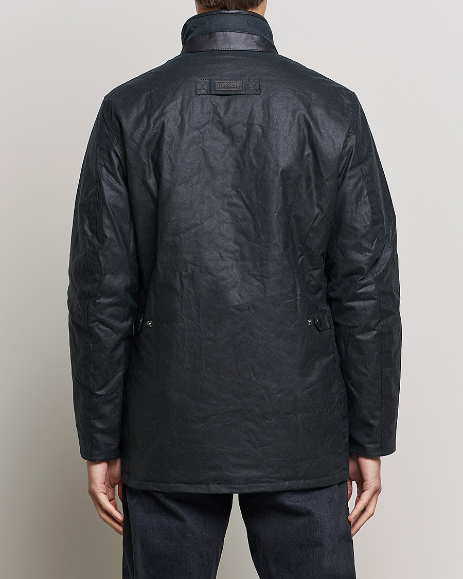 Herr | Jackor | Barbour Lifestyle | Hereford Wax Jacket Navy