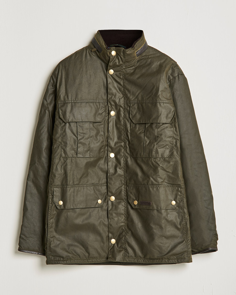 Herr | Jackor | Barbour Lifestyle | Malcolm Waxed Jacket Archive Olive