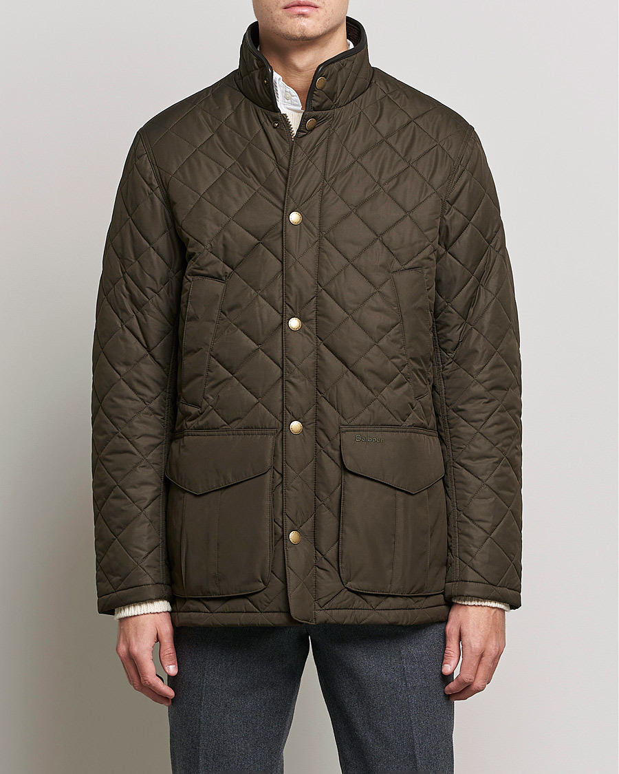 Barbour Lifestyle Devon Quilted Jacket Olive Herr Care of Carl