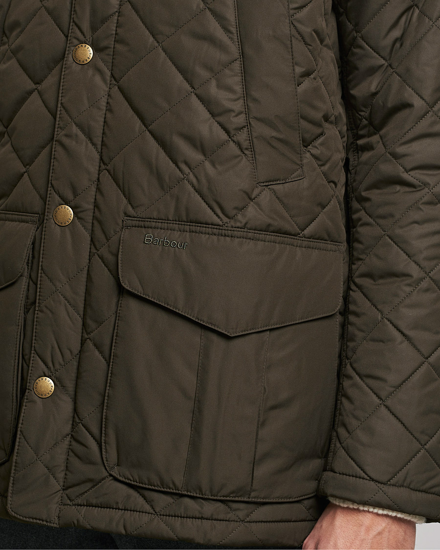 Herr | Jackor | Barbour Lifestyle | Devon Quilted Jacket Olive