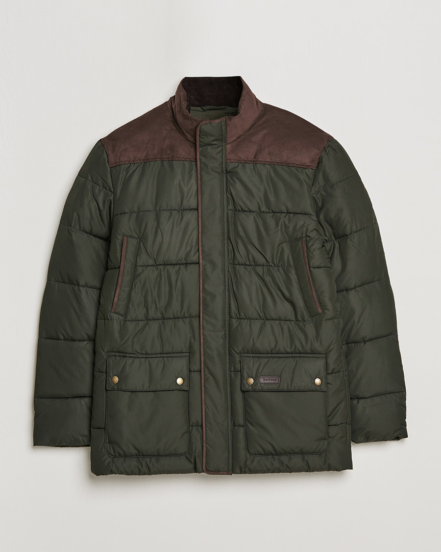 Herr | Jackor | Barbour Lifestyle | Winston Padded Jacket Dark Green