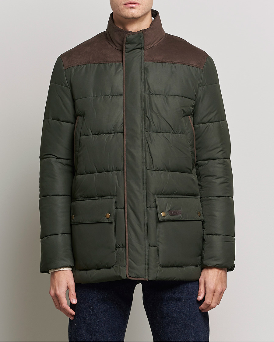 Herr | Jackor | Barbour Lifestyle | Winston Padded Jacket Dark Green
