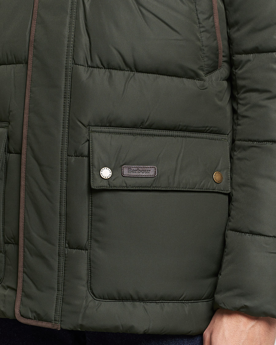 Herr | Jackor | Barbour Lifestyle | Winston Padded Jacket Dark Green