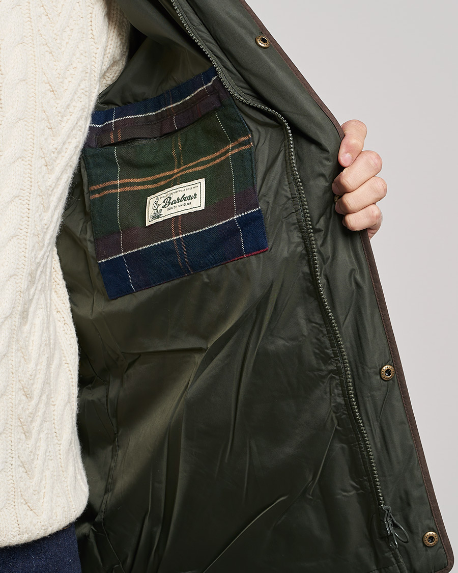 Herr | Jackor | Barbour Lifestyle | Winston Padded Jacket Dark Green