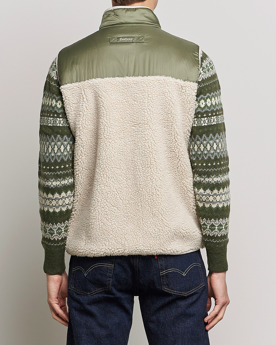 Herr | Tröjor | Barbour Lifestyle | Hopsen Fleece Gilet Ecru
