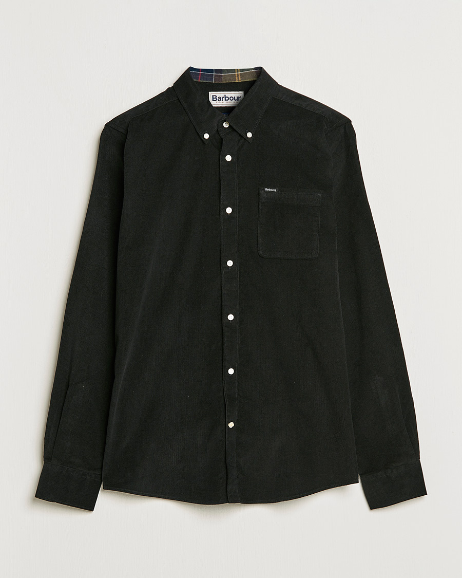 Herr | Skjortor | Barbour Lifestyle | Ramsey Corduroy Shirt Black