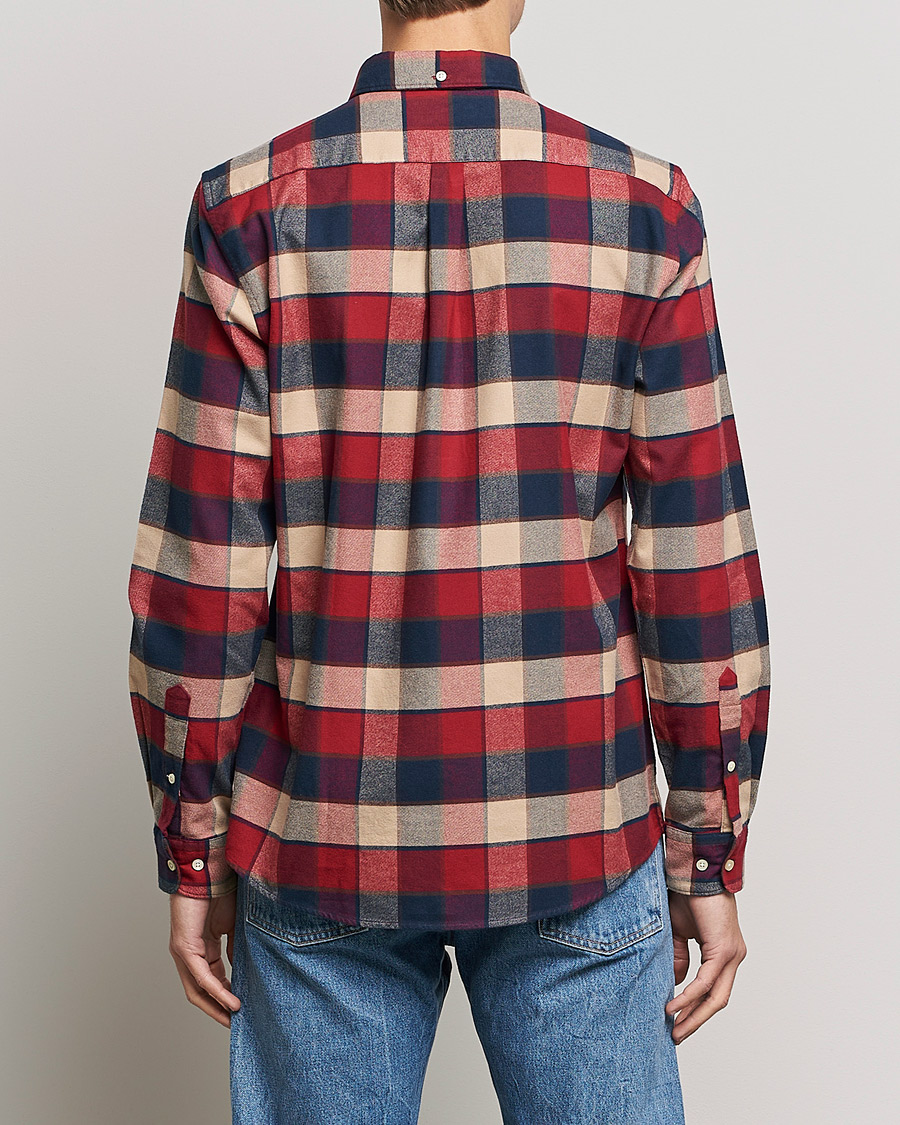 Herr | Skjortor | Barbour Lifestyle | Country Check Flannel Shirt Rich Red