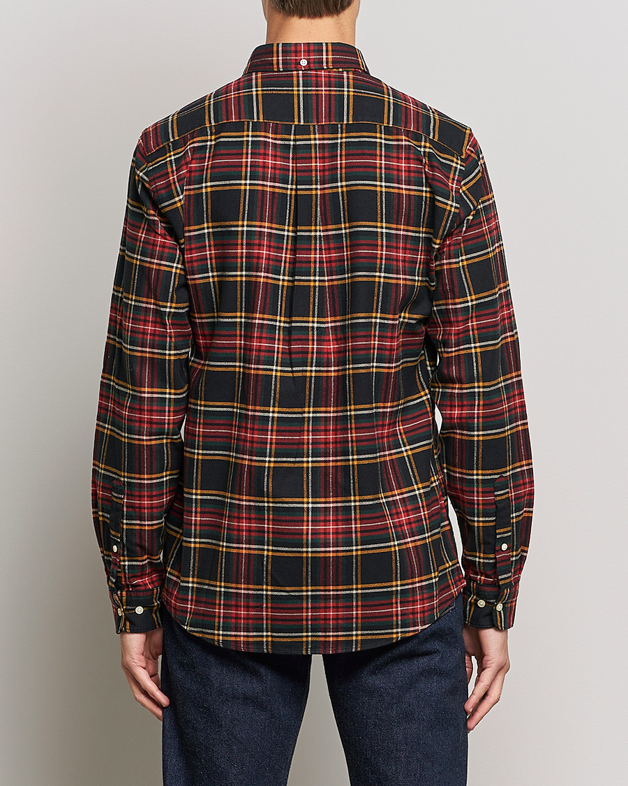 Herr | Skjortor | Barbour Lifestyle | Portdown Flannel Check Shirt Winter Black