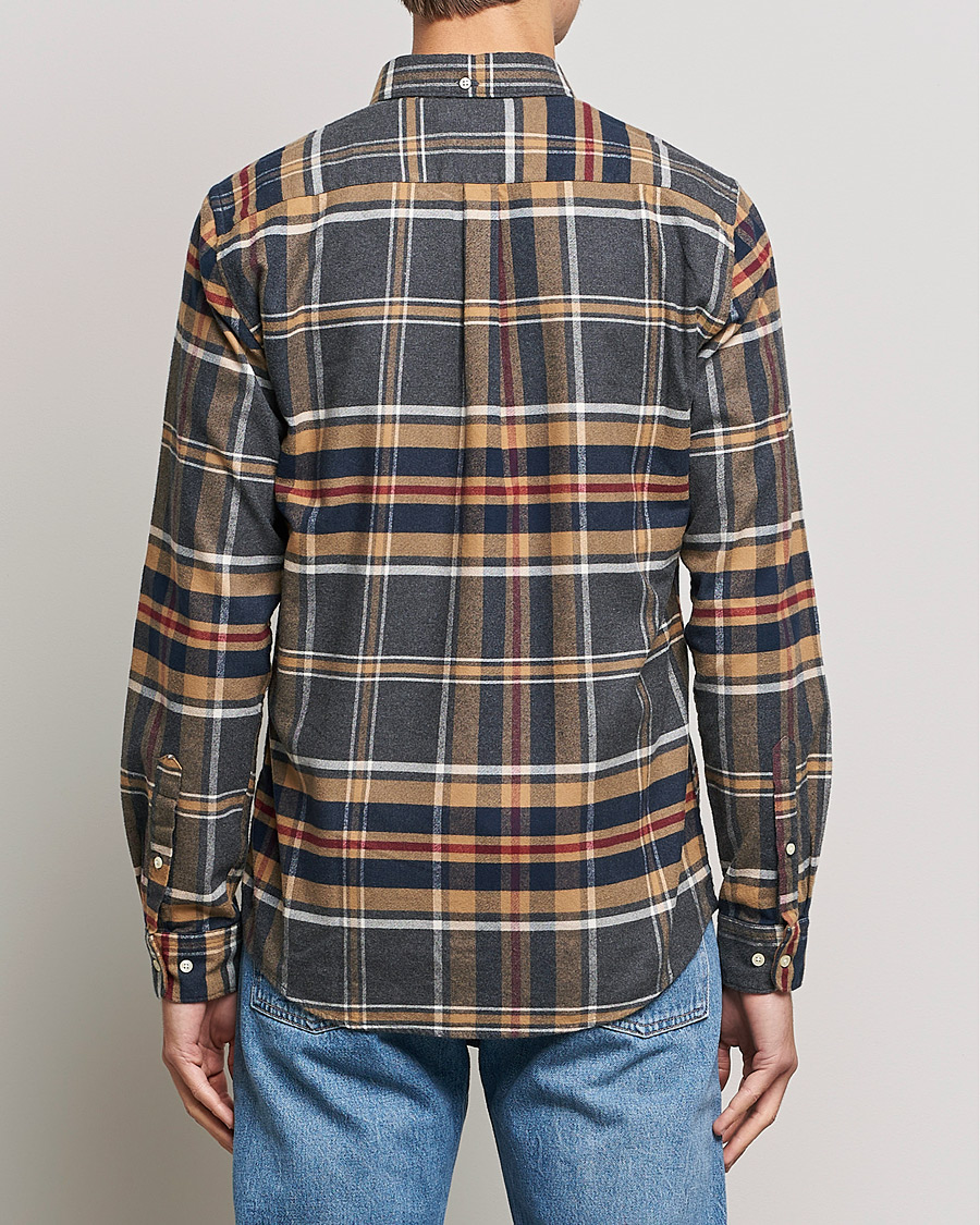 Herr | Skjortor | Barbour Lifestyle | Ronan Flannel Check Shirt Grey Marl