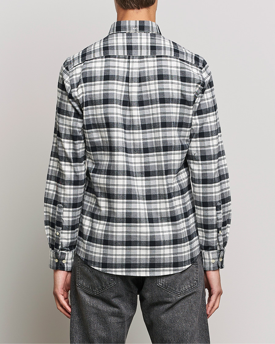 Herr | Skjortor | Barbour Lifestyle | Stonewell Flannel Check Shirt Grey Marl