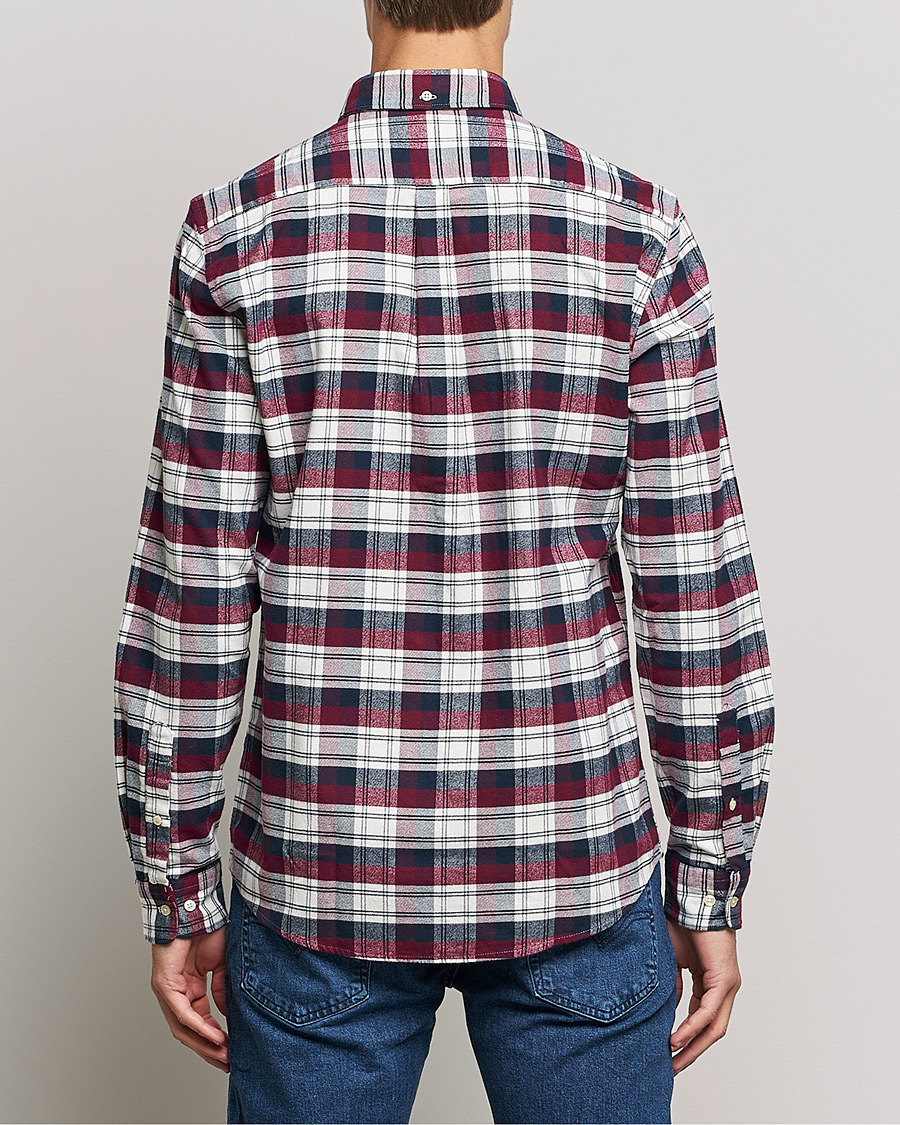 Herr | Skjortor | Barbour Lifestyle | Stonewell Flannel Check Shirt Port Red