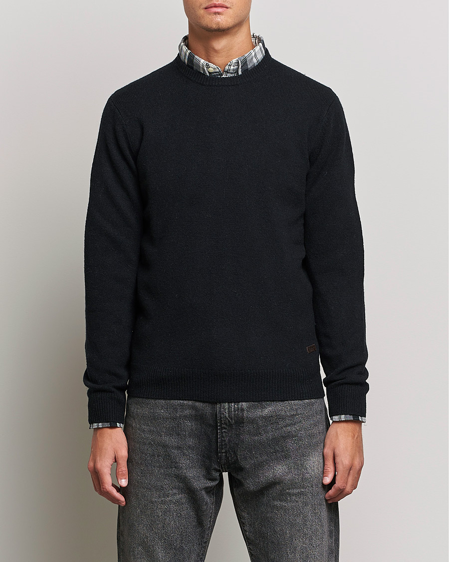Herr | | Barbour Lifestyle | Patch Crew Black
