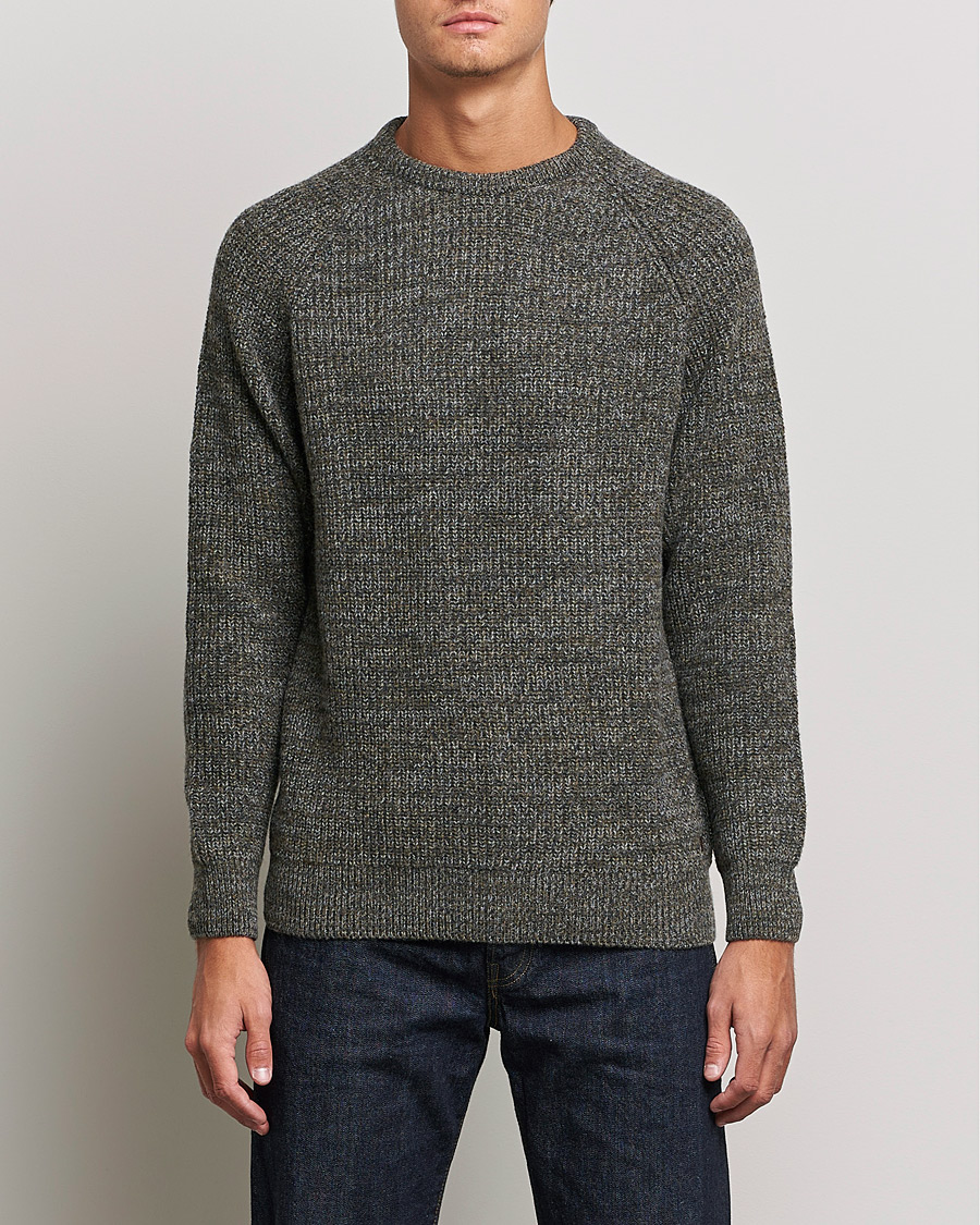 Herr | | Barbour Lifestyle | Horseford Heavy Knitted Sweater Olive