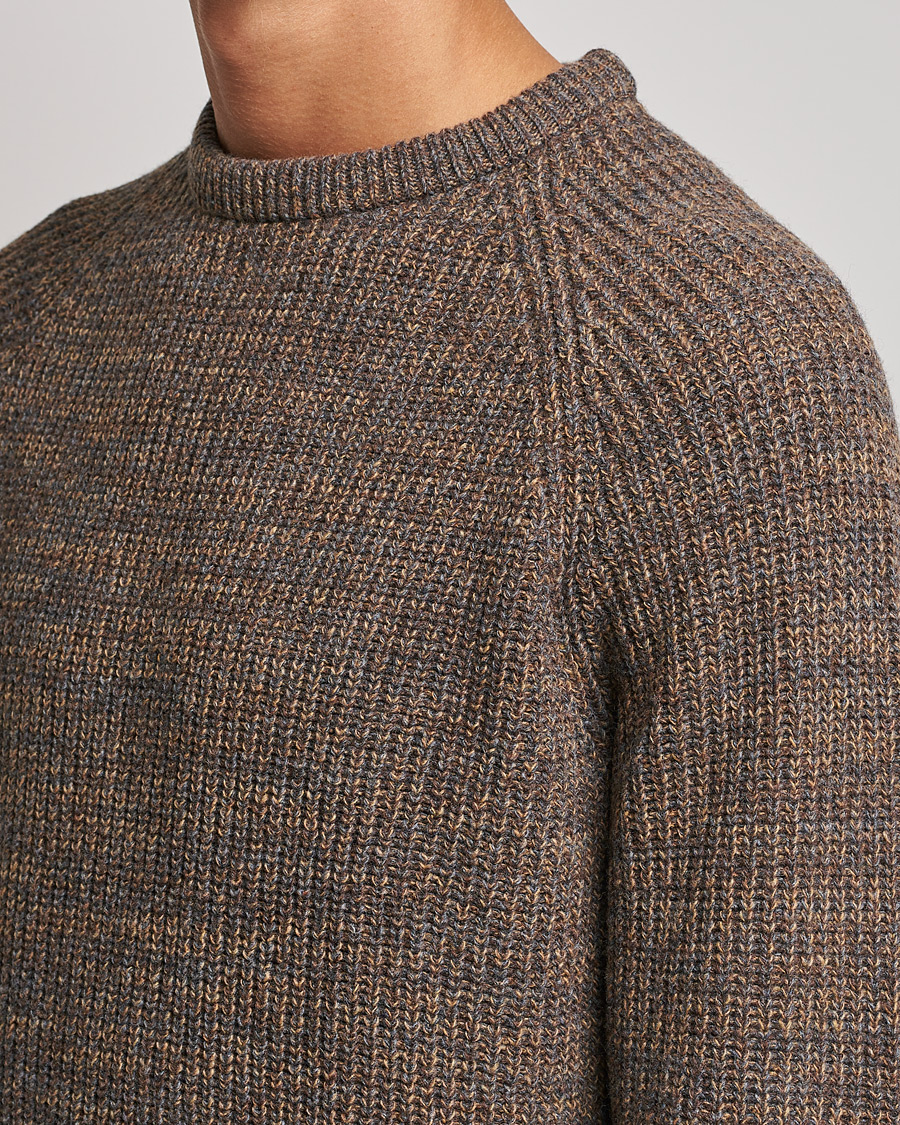 Herr | Tröjor | Barbour Lifestyle | Horseford Knitted Crewneck Sandstone
