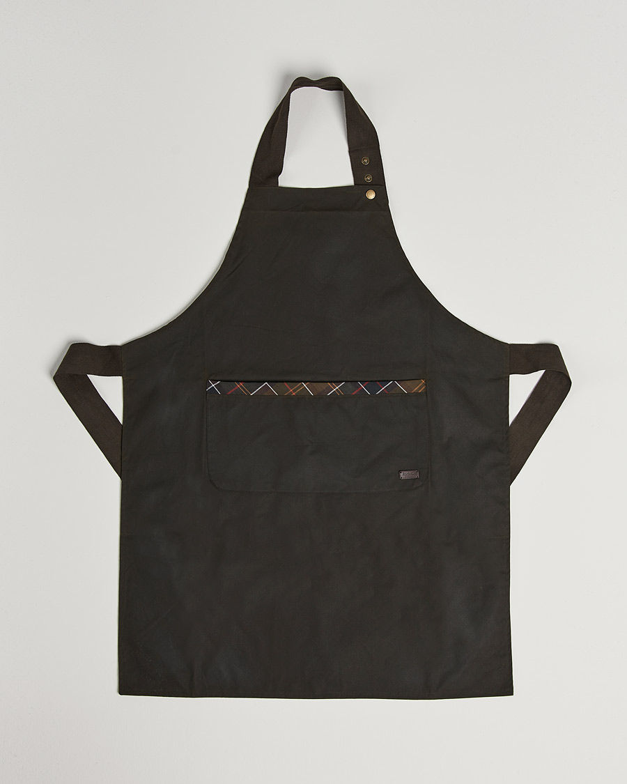 Herr | Barbour Lifestyle Waxed Apron Olive | Barbour Lifestyle | Waxed Apron Olive