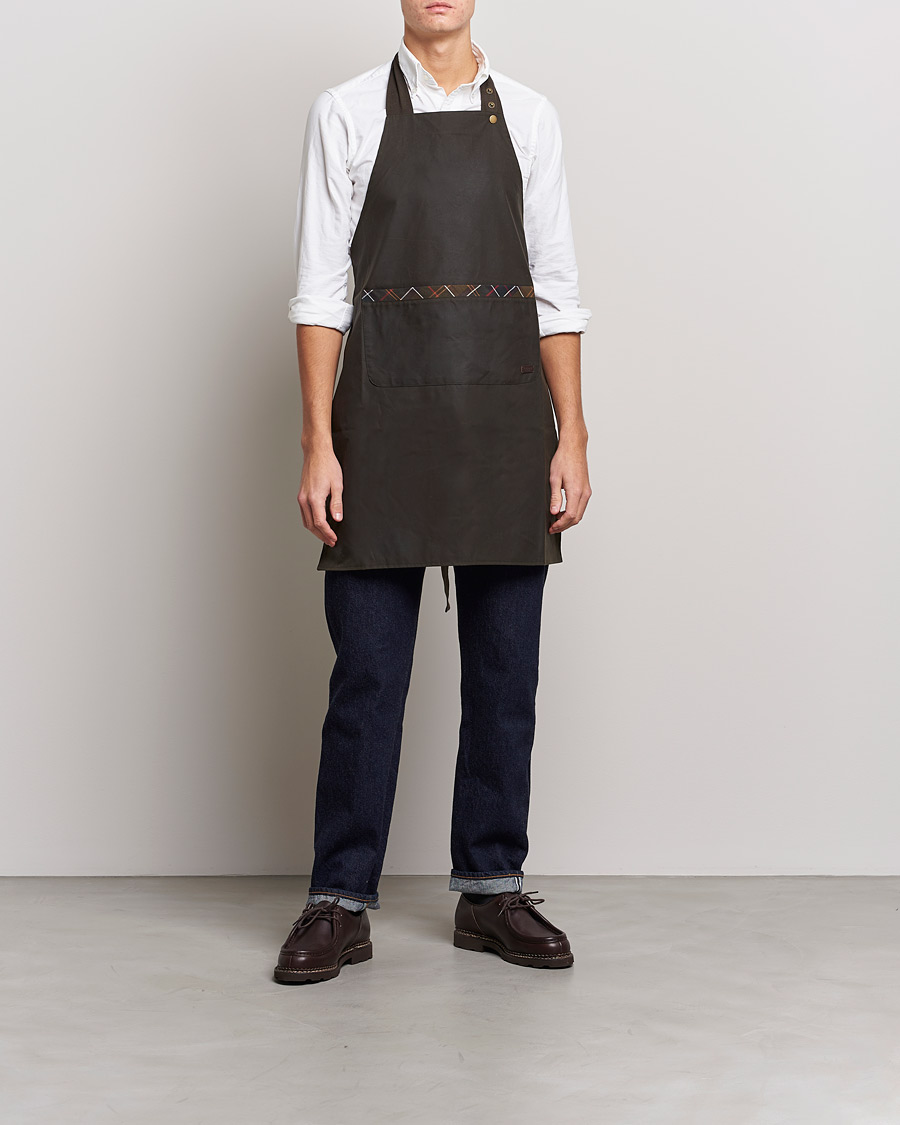 Herr | Under 1000 | Barbour Lifestyle | Waxed Apron Olive