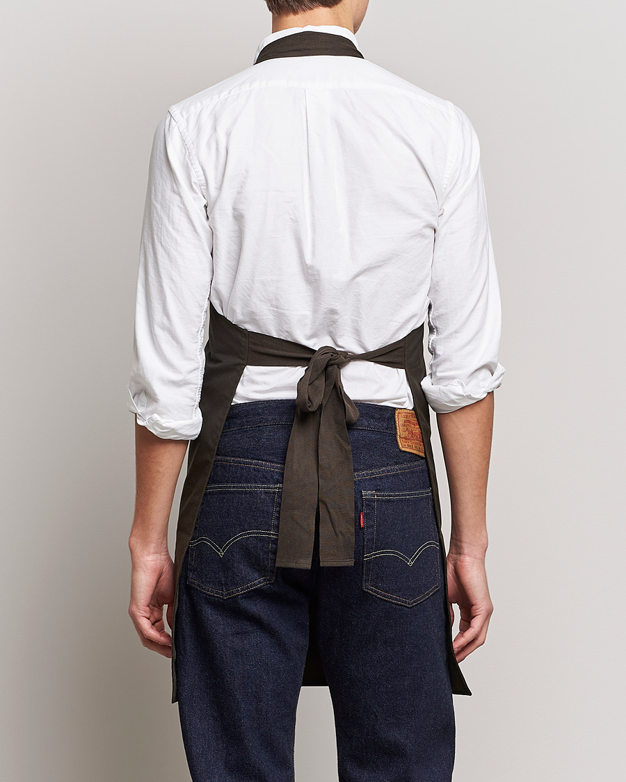 Herr | Barbour Lifestyle Waxed Apron Olive | Barbour Lifestyle | Waxed Apron Olive