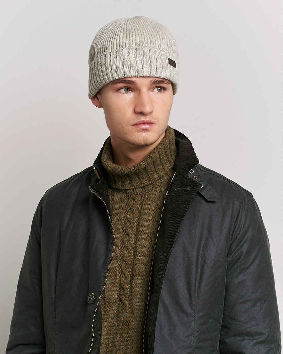 Herr |  | Barbour Lifestyle | Carlton Wool Beanie Light Grey