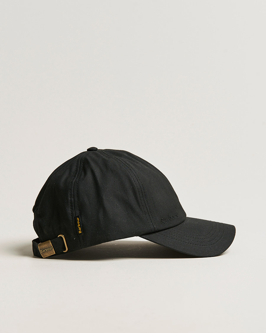 Herr | Barbour Lifestyle Wax Sports Cap Black | Barbour Lifestyle | Wax Sports Cap Black