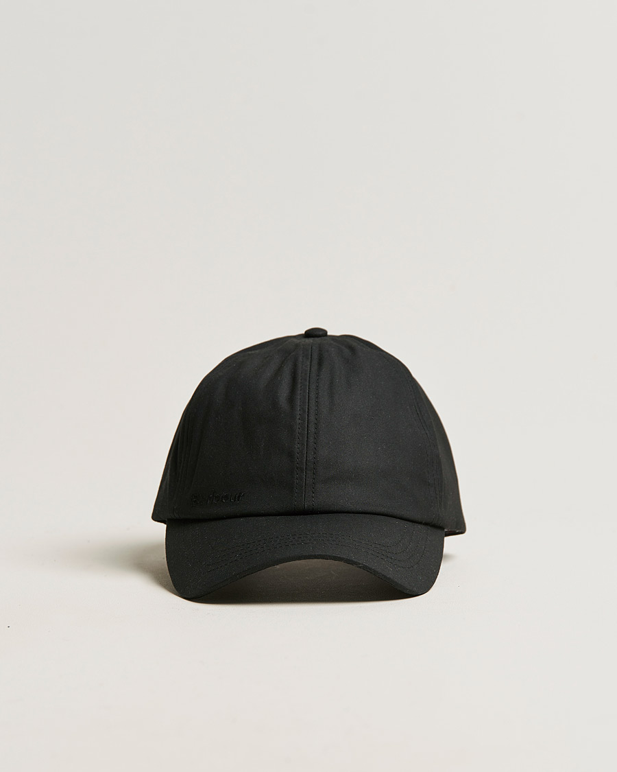 Herr | Barbour Lifestyle Wax Sports Cap Black | Barbour Lifestyle | Wax Sports Cap Black