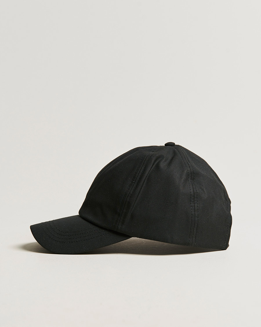 Herr | Barbour Lifestyle Wax Sports Cap Black | Barbour Lifestyle | Wax Sports Cap Black