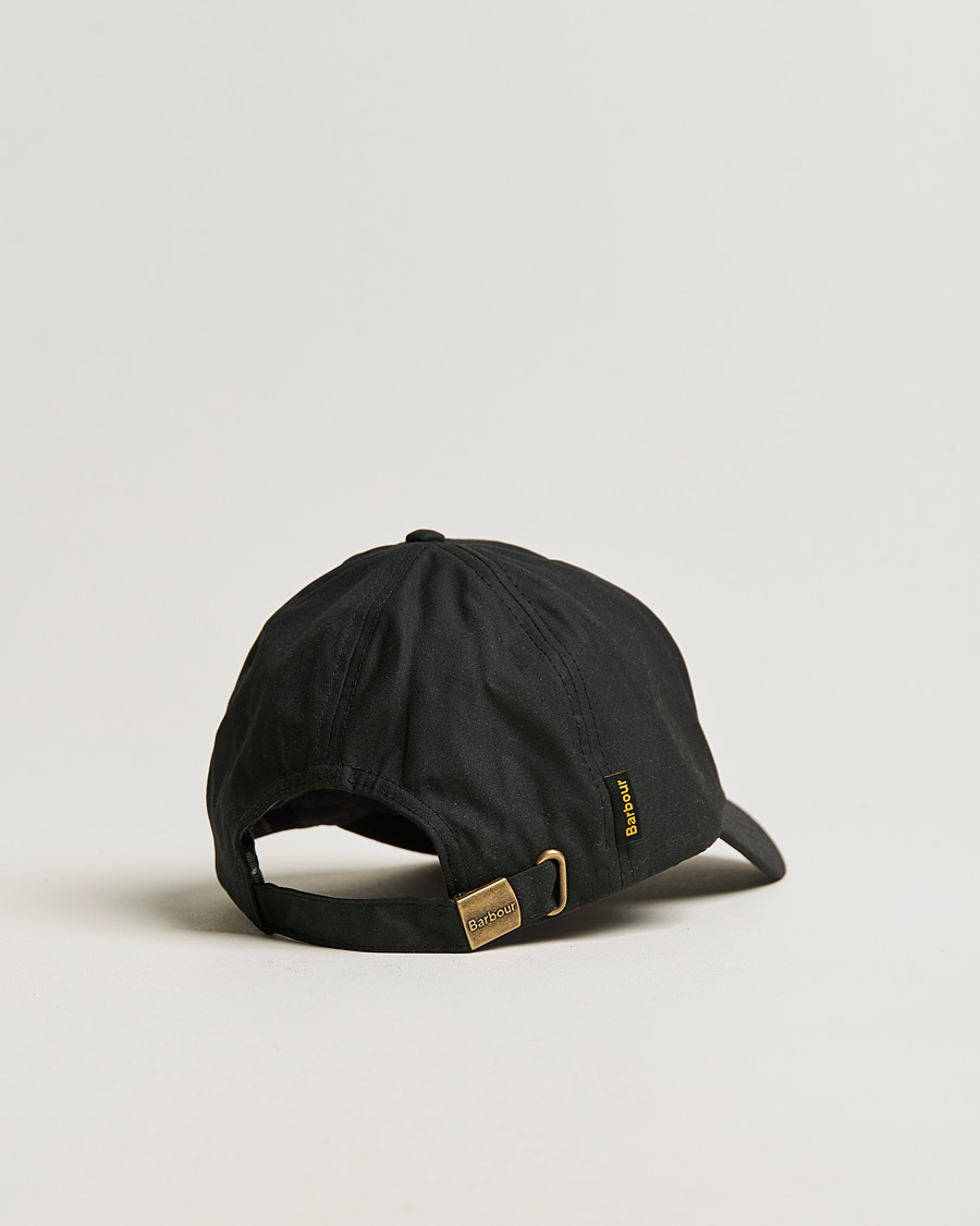 Herr | Barbour Lifestyle Wax Sports Cap Black | Barbour Lifestyle | Wax Sports Cap Black