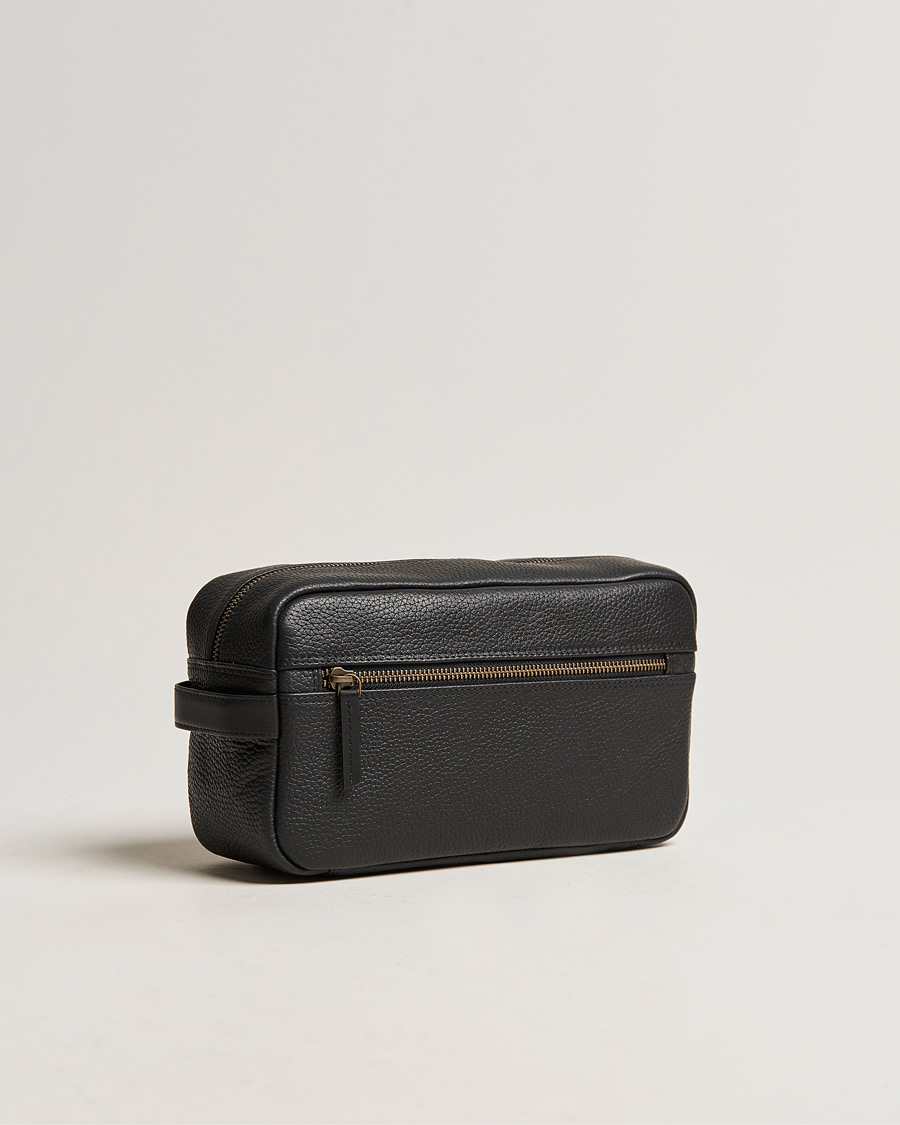 Herr | | Barbour Lifestyle | Highgate Leather Washbag Black