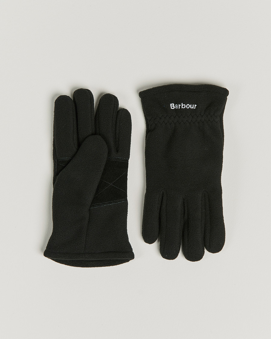 Herr | Barbour Lifestyle Coleford Fleece Gloves Black | Barbour Lifestyle | Coleford Fleece Gloves Black