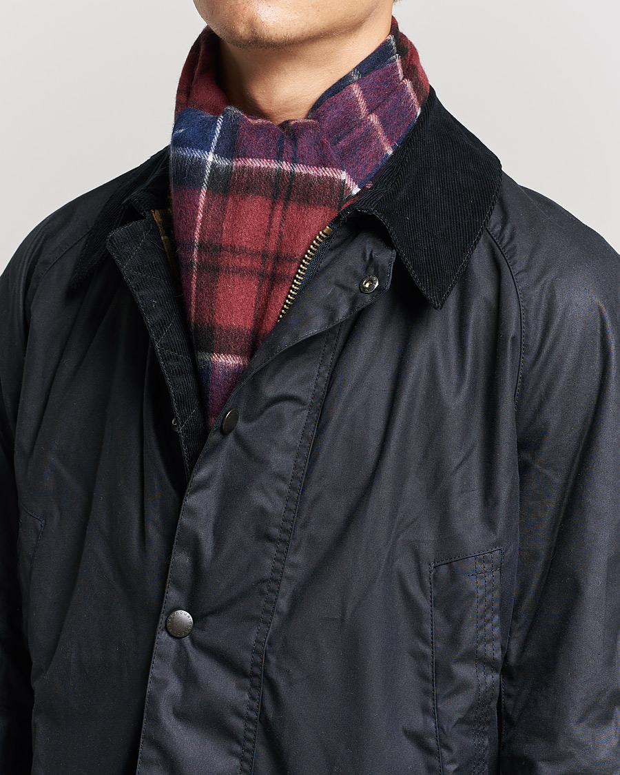 Herr | | Barbour Lifestyle | Merino Cashmere Tartan Scarf Cordovan Tartan