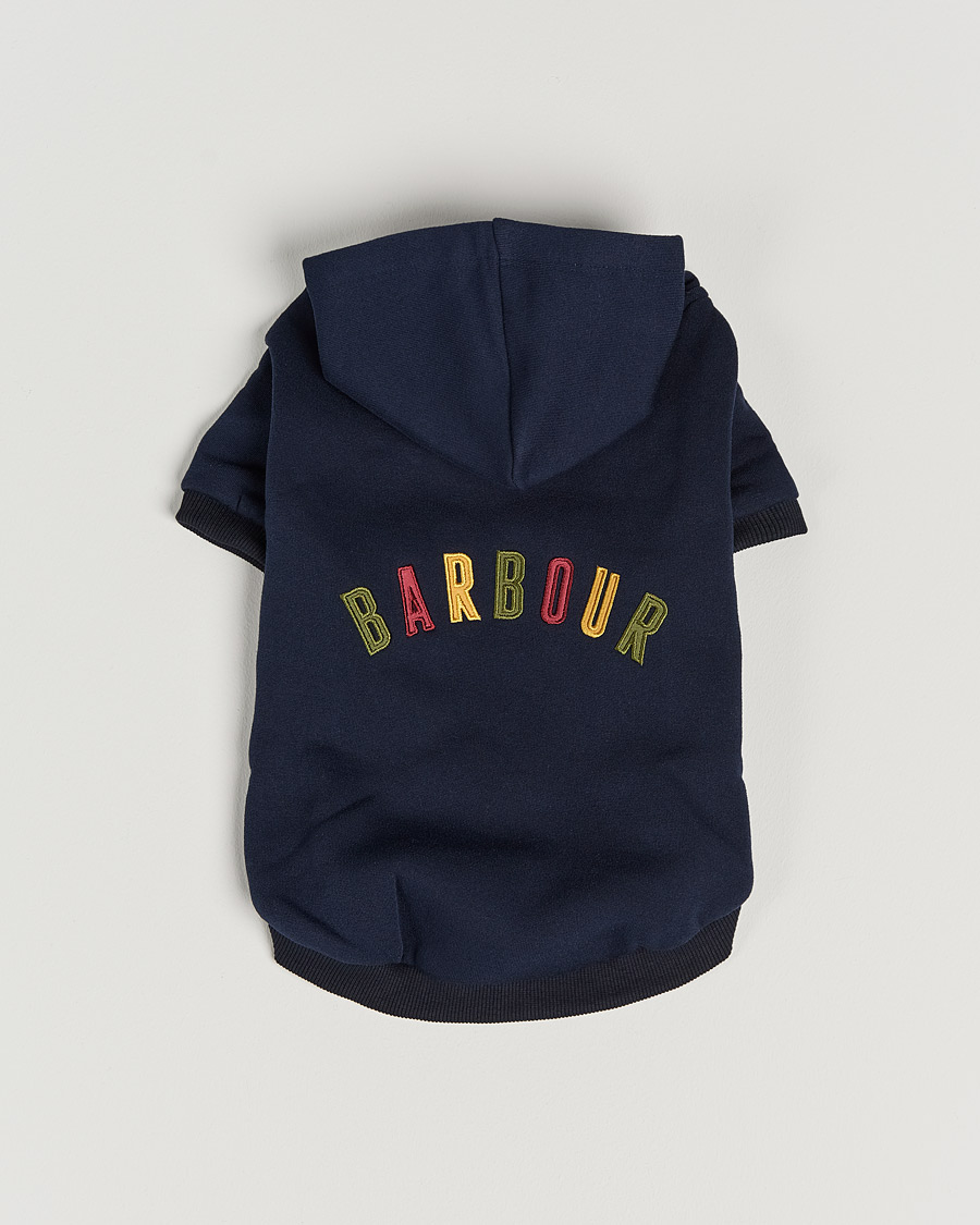 Herr | Barbour Lifestyle Logo Dog Hoodie Navy | Barbour Lifestyle | Logo Dog Hoodie Navy