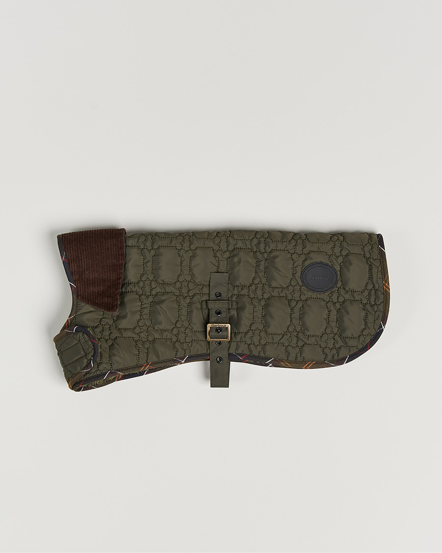 Herr | Barbour Lifestyle Dogbone Quilted Dog Coat Olive | Barbour Lifestyle | Dogbone Quilted Dog Coat Olive