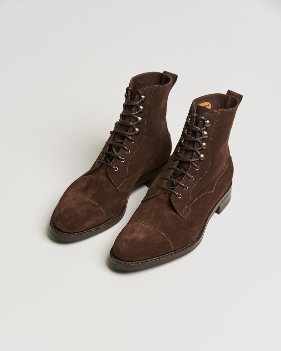 Herr | Edward Green Galway Dainite Boot Mink Suede | Edward Green | Galway Dainite Boot Mink Suede